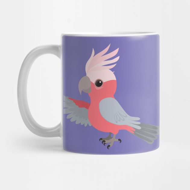 Cute galah cockatoo by Bwiselizzy